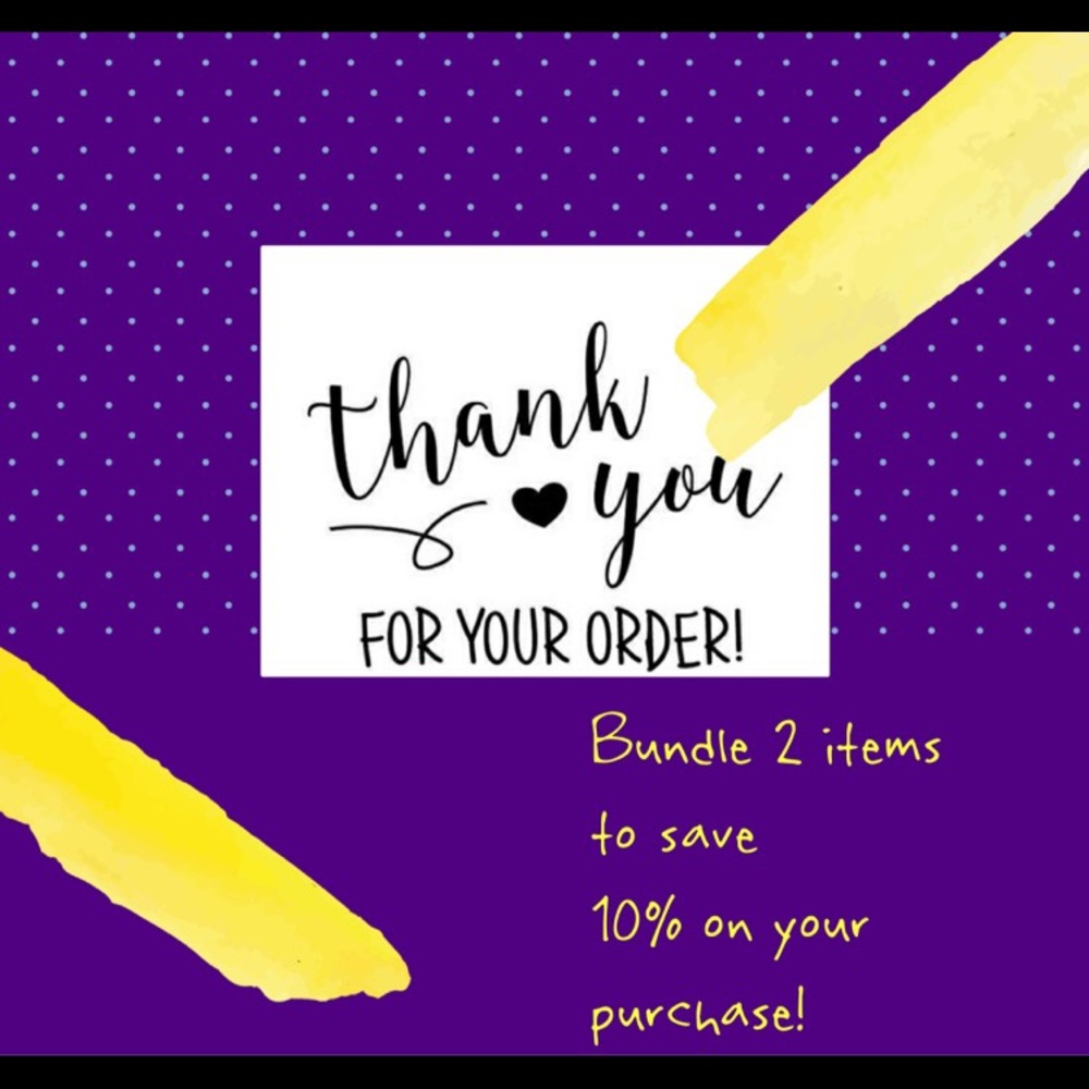 🤑 BUNDLE 2 Items for 10% OFF! 🤑